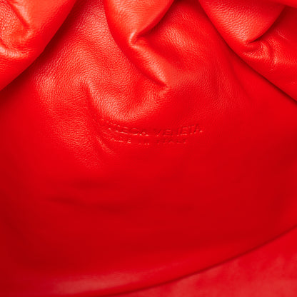 Bottega Veneta Nappa Maxi Intrecciato The Pouch Oversized Clutch Bright Red 6 of 10
