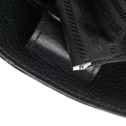 Prada Vitello Phenix Tote Black 8 of 20