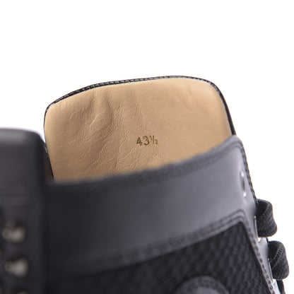 Christian Louboutin Calf Mesh AC Lou Spikes 2 Flat Sneakers 43.5 Black 10 of 10