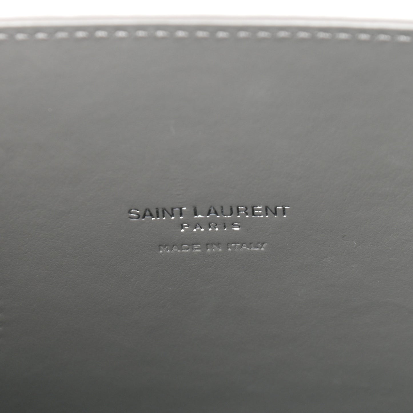 Calfskin Crocodile Embossed Baby Sac De Jour Fog