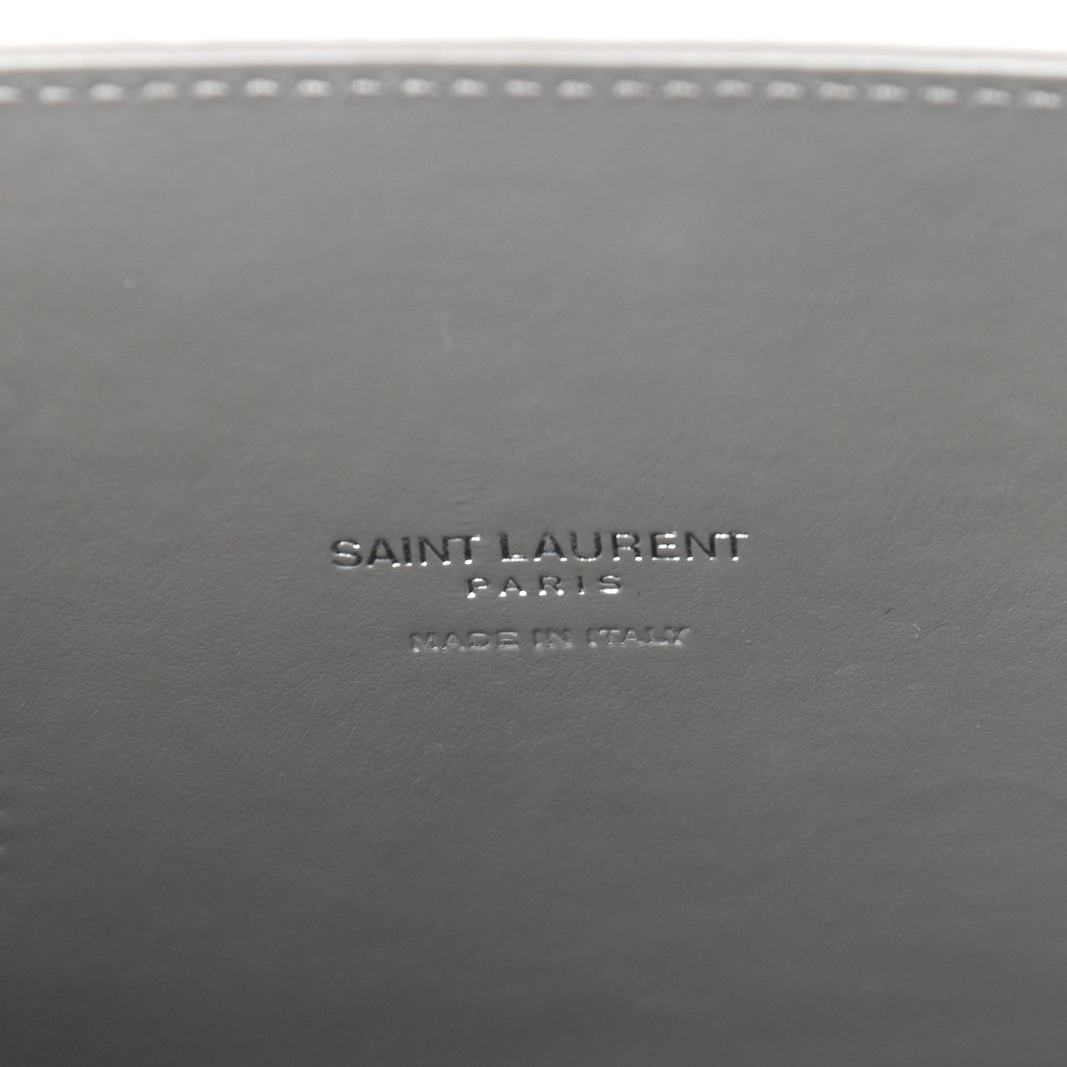 Saint Laurent Calfskin Crocodile Embossed Baby Sac De Jour Fog 6 of 10