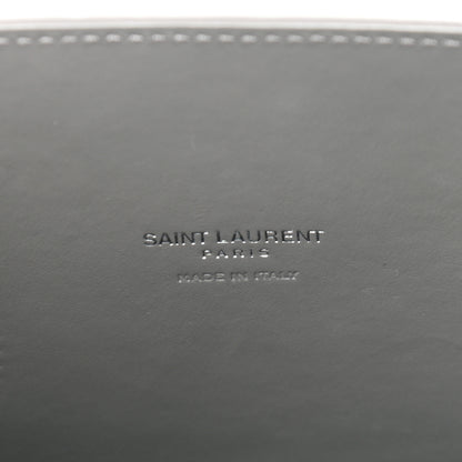 Saint Laurent Calfskin Crocodile Embossed Baby Sac De Jour Fog 6 of 10