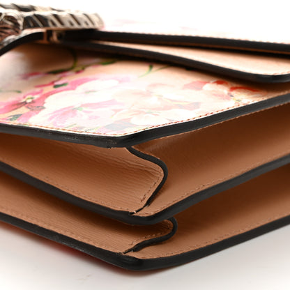 Gucci Calfskin Blooms Print Small Dionysus Shoulder Bag Pink Apricot Multicolor 10 of 10
