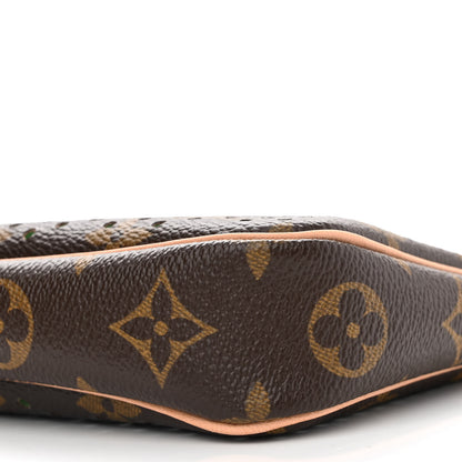 Louis Vuitton Monogram Perforated Pochette Accessories Bag Green 9 of 10
