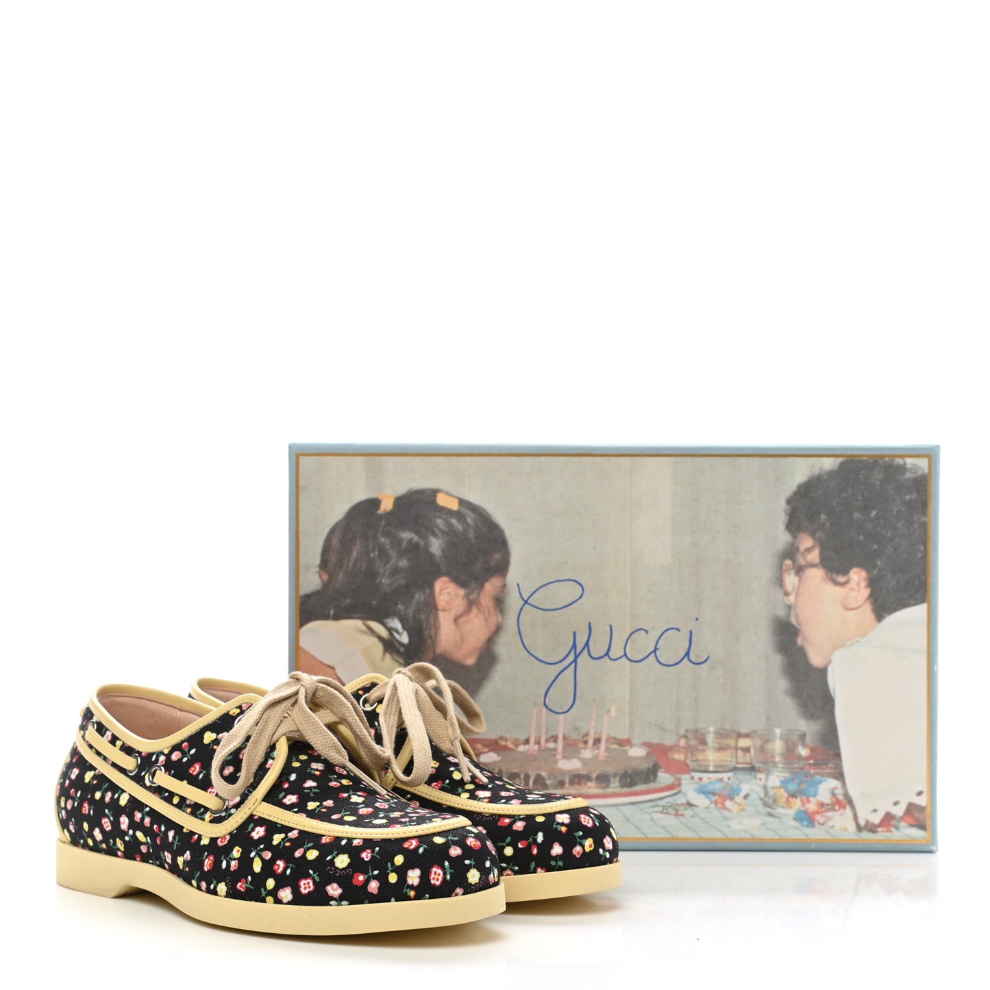 X LIBERTY OF LONDON Canvas Holly Print Loafers 36 Black Peach Burro