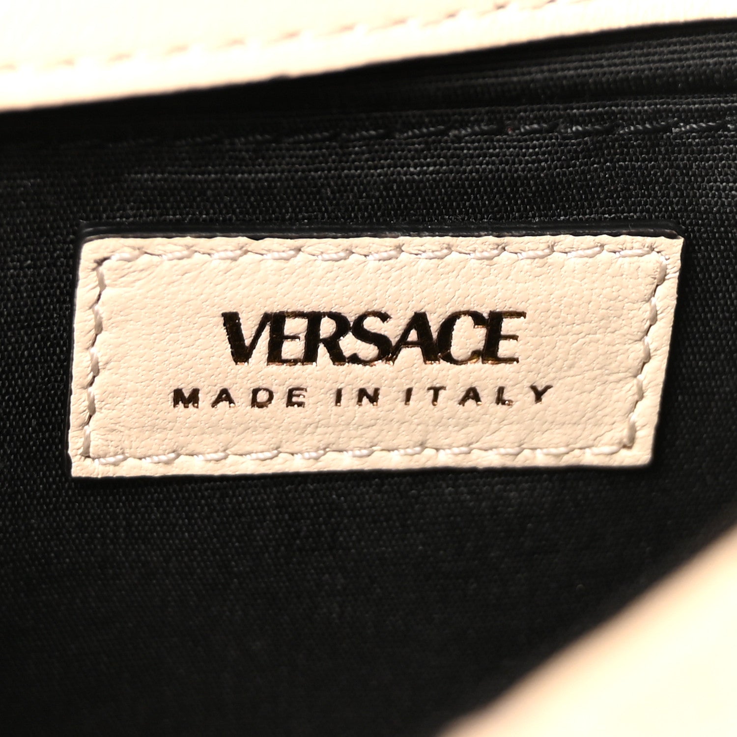 Versace Nappa Quilted Small Medusa Chain Crossbody White 6 of 9