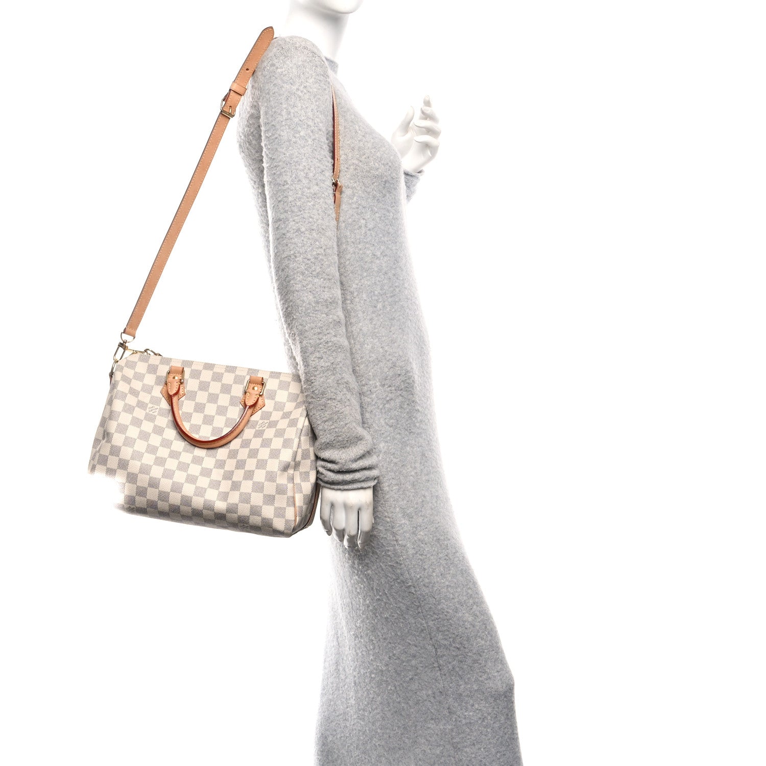 Louis Vuitton Damier Azur Speedy Bandouliere 30 2 of 9