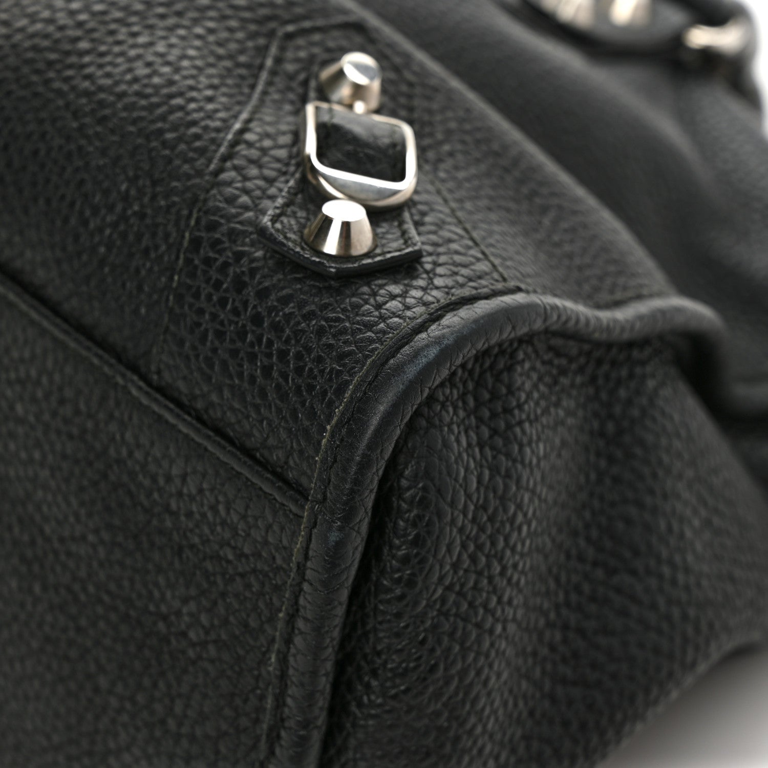 Balenciaga Vibrato Calfskin Classic Silver Hardware City Black 11 of 12