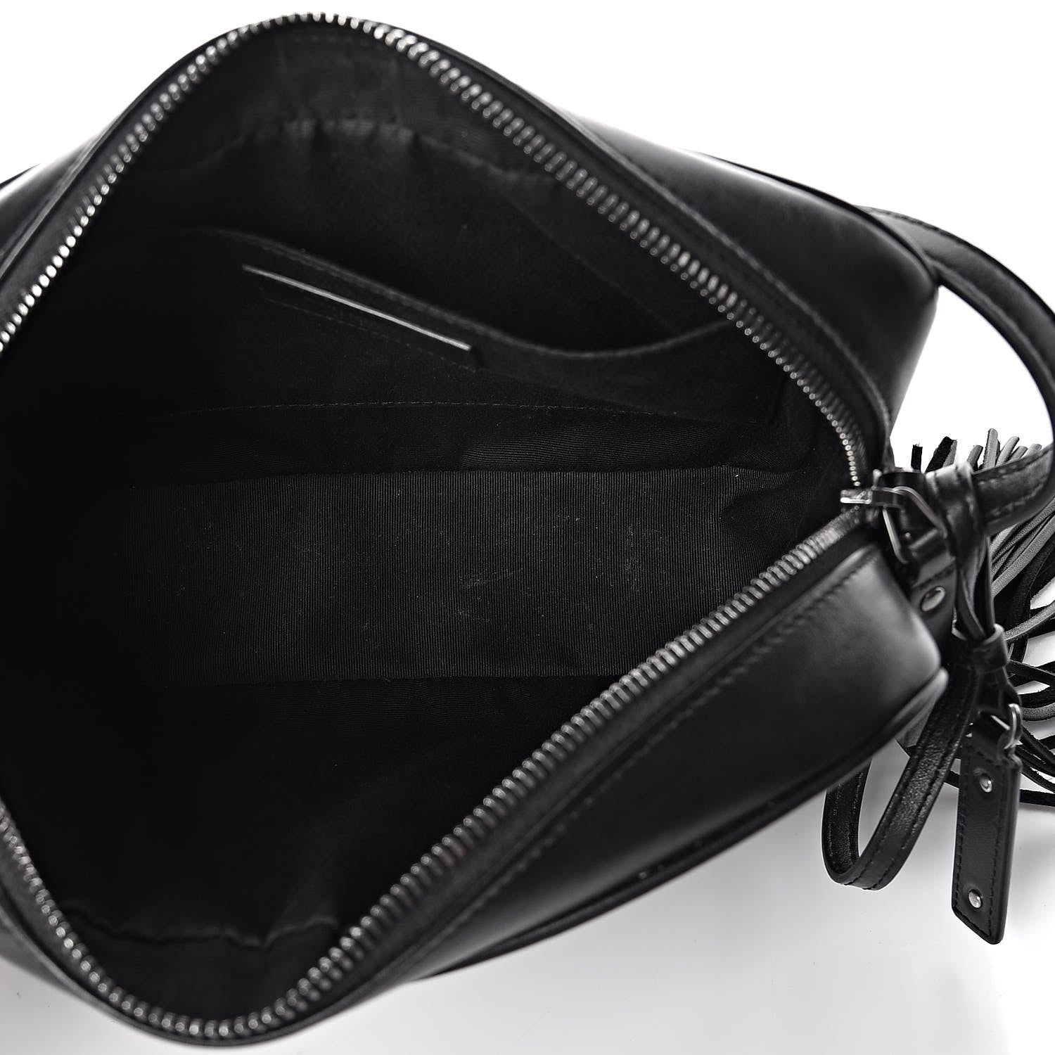 Saint Laurent Calfskin Matelasse Monogram Lou Camera Bag Black 5 of 9