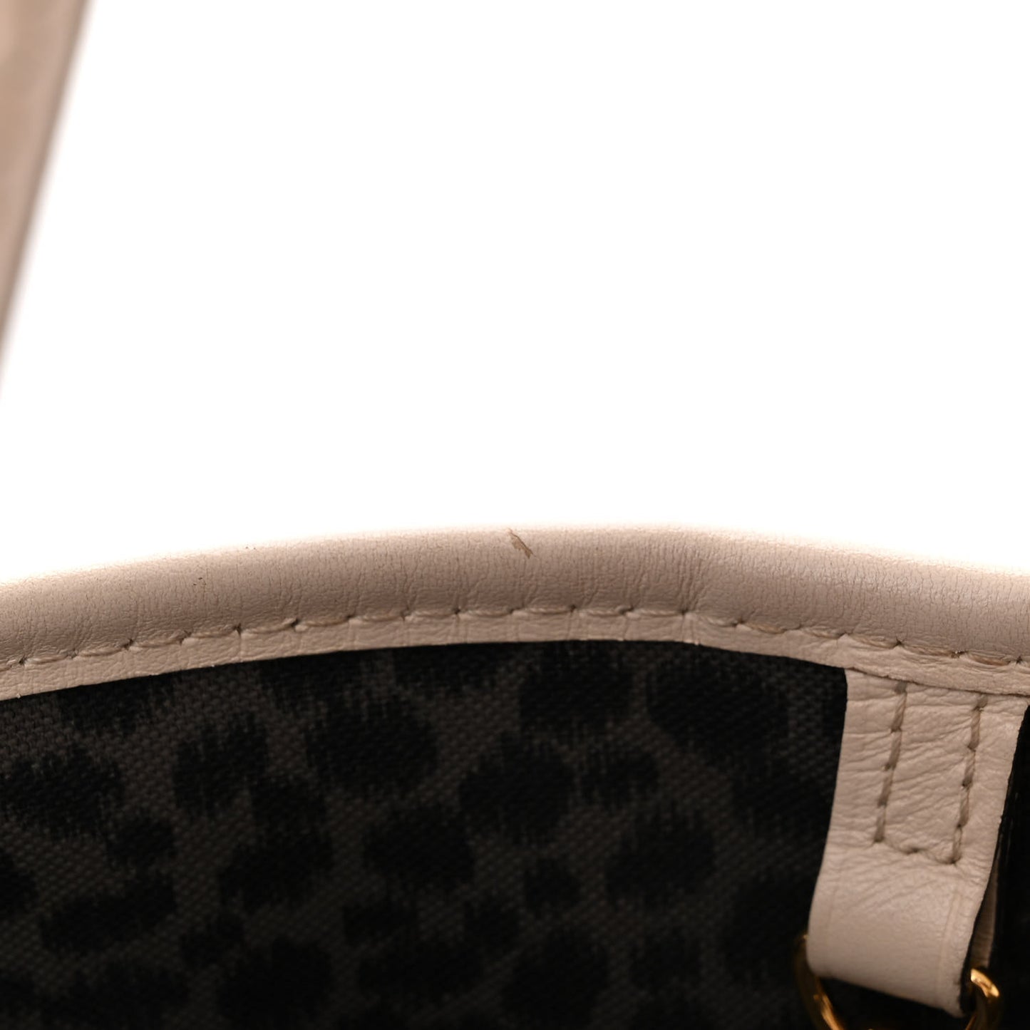 Monogram Giant Wild at Heart Neverfull MM Creme
