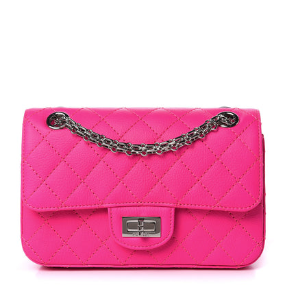 Chanel Goatskin Quilted 2.55 Reissue Mini Flap Fluorescent Pink 1 of 11