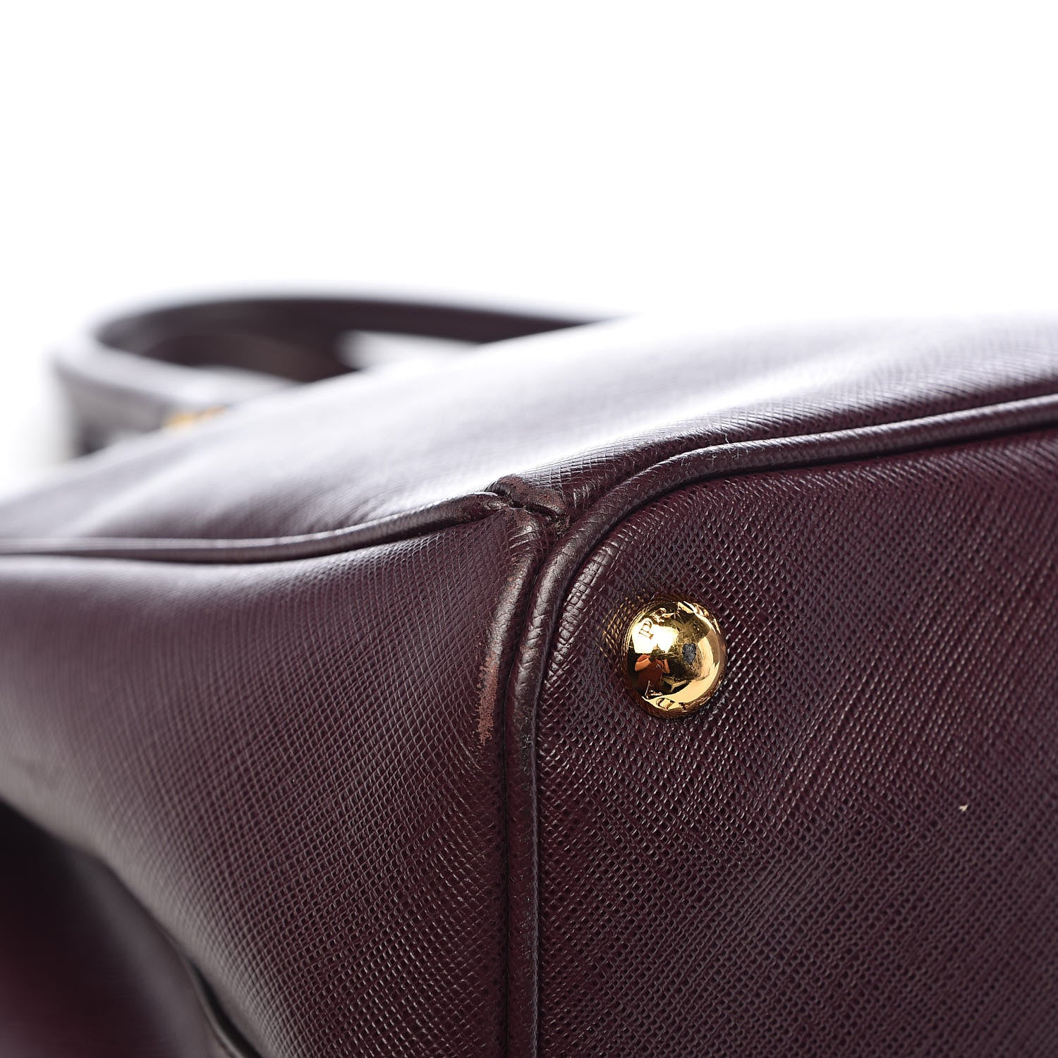 Prada Saffiano Large Galleria Double Zip Tote Granato 16 of 20