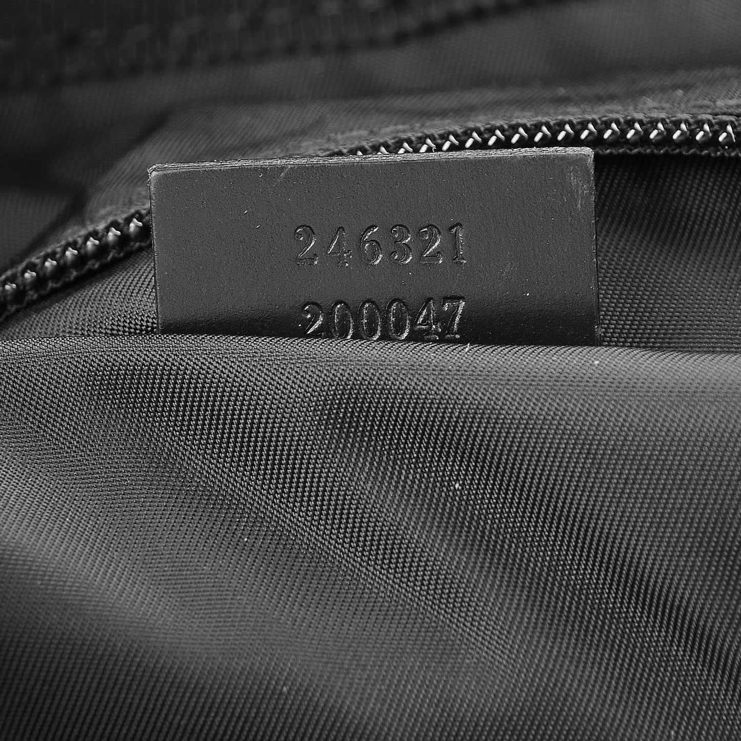 Coated Canvas Interlocking G Double Buckle Backpack Black