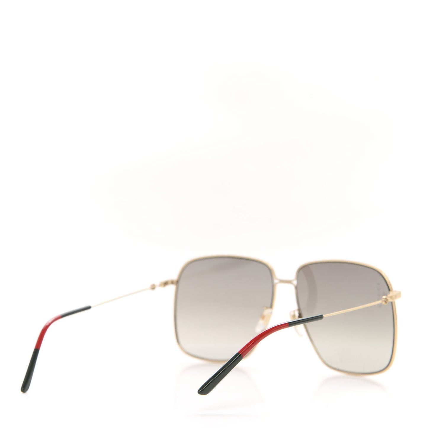 Rectangular Frame Interlocking G Sunglasses GG0394S Green Red