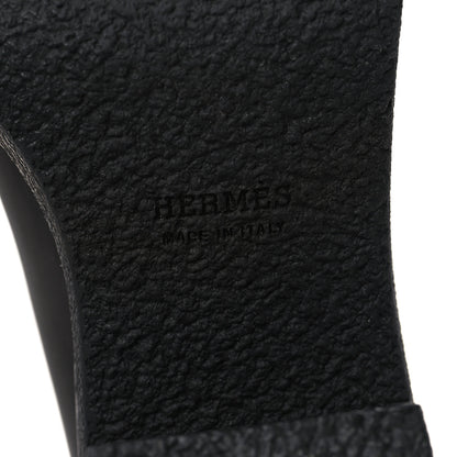 Hermes Calfskin Donia 70 Ankle Boots 36 Black 6 of 8