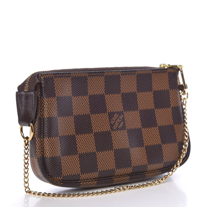 Louis Vuitton Damier Ebene Mini Pochette Accessories 3 of 7