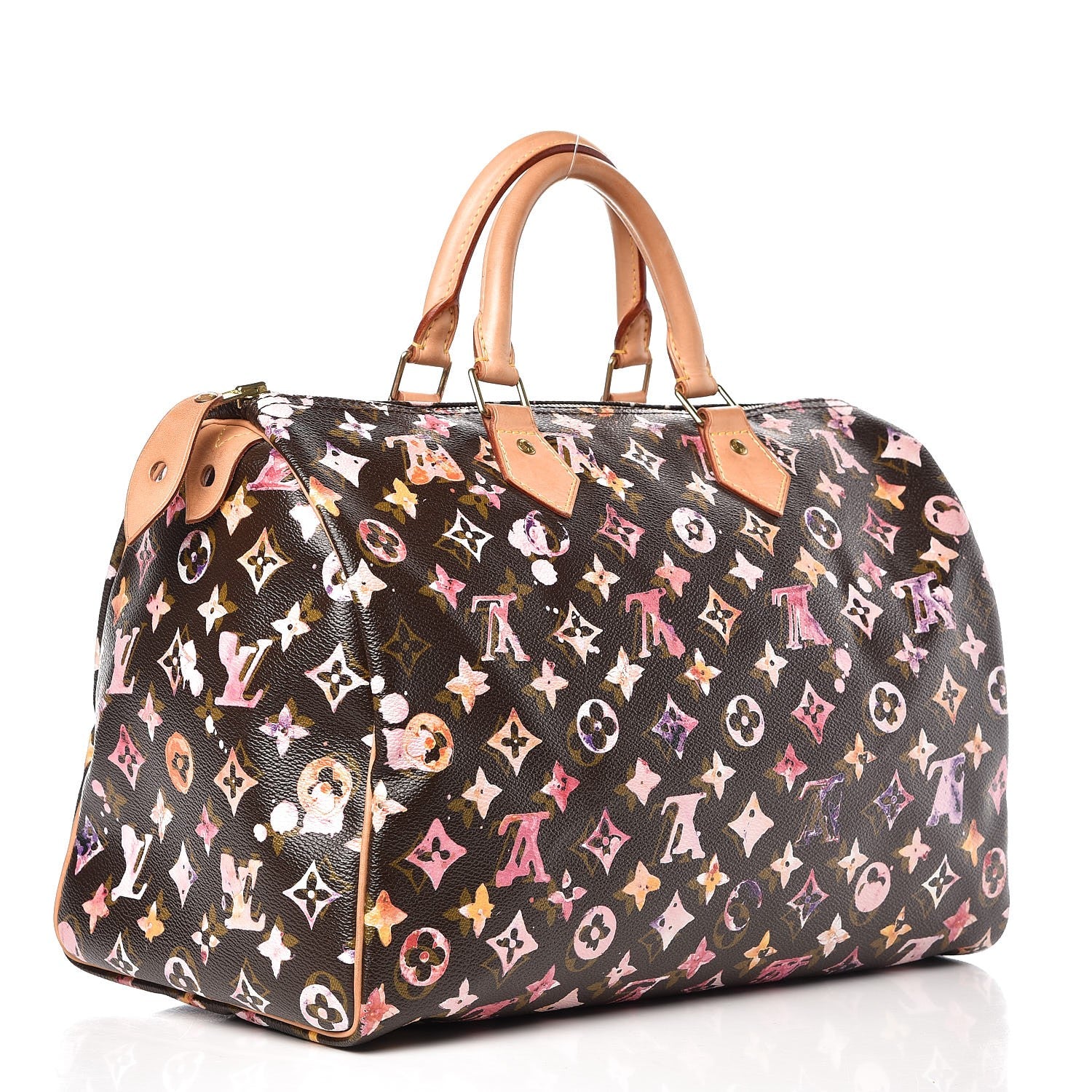 Louis Vuitton Watercolor Aquarelle Speedy 35 Brown 3 of 9