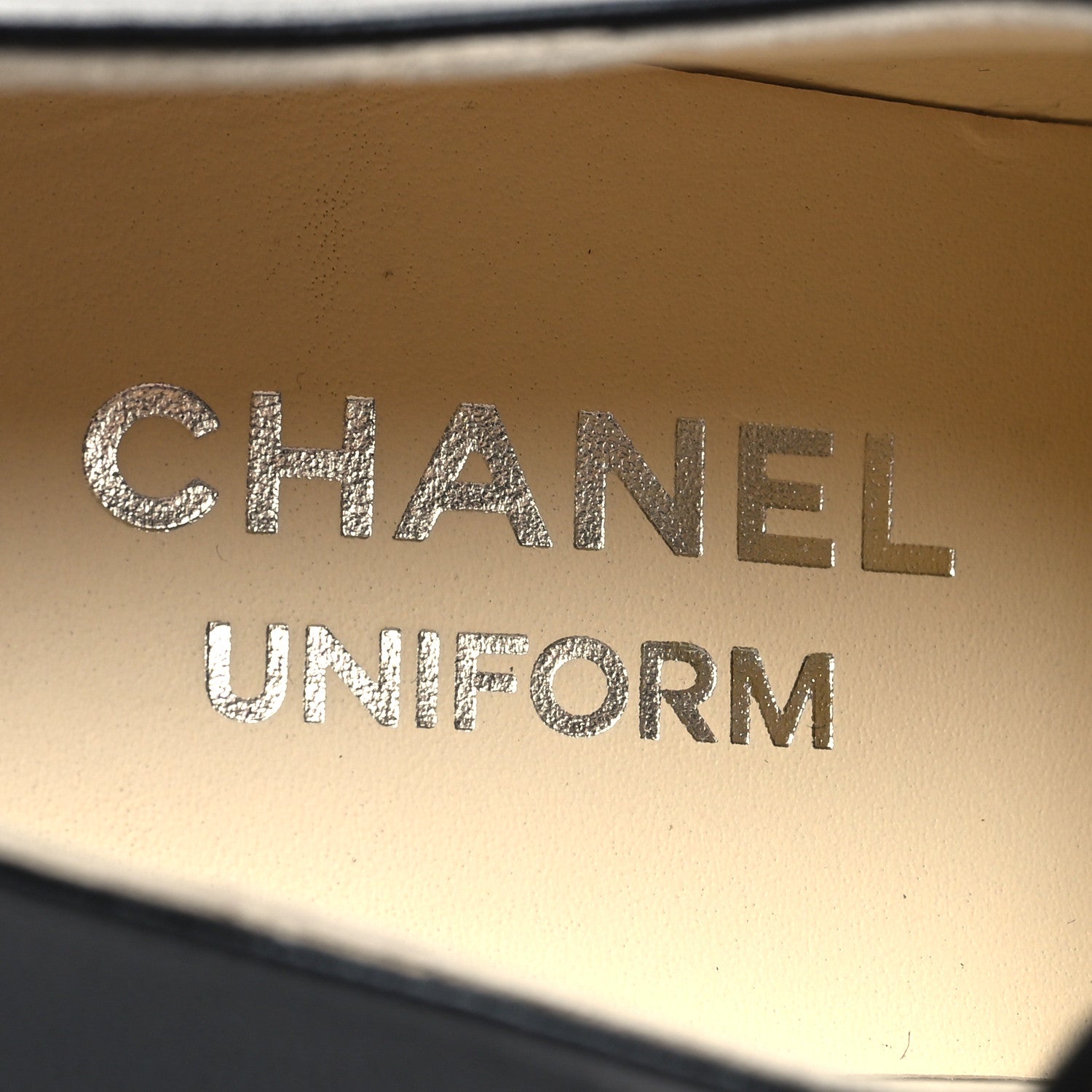 Chanel Lambskin CC Lace Up Oxfords 37.5 Black 7 of 7
