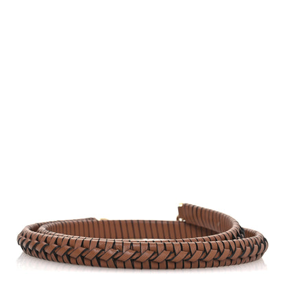 Loewe Calfskin Spiral Woven Strap Pecan 2 of 7