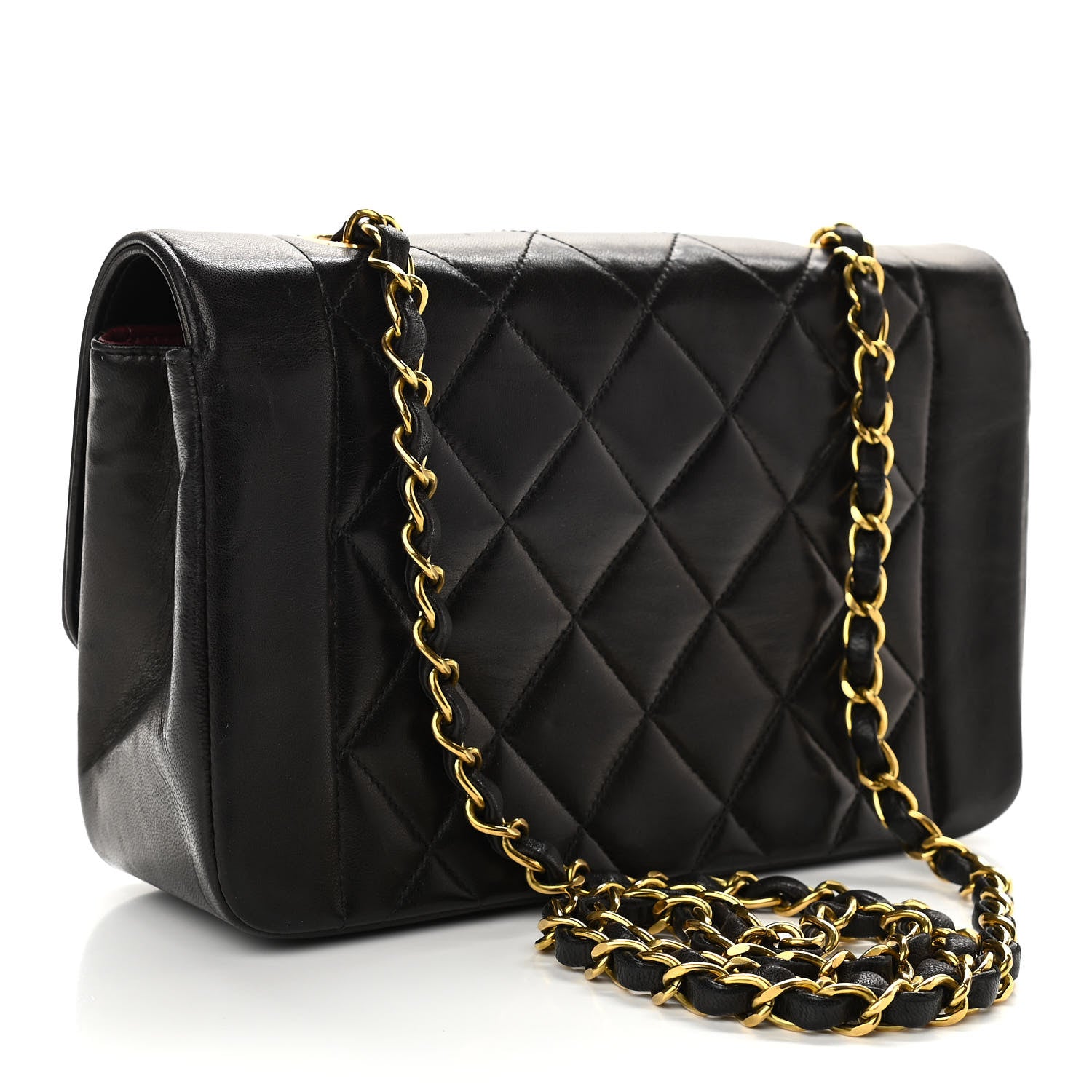 Chanel Lambskin Quilted Small Single Flap Black 3 of 10