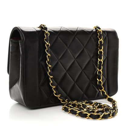 Chanel Lambskin Quilted Small Single Flap Black 3 of 10