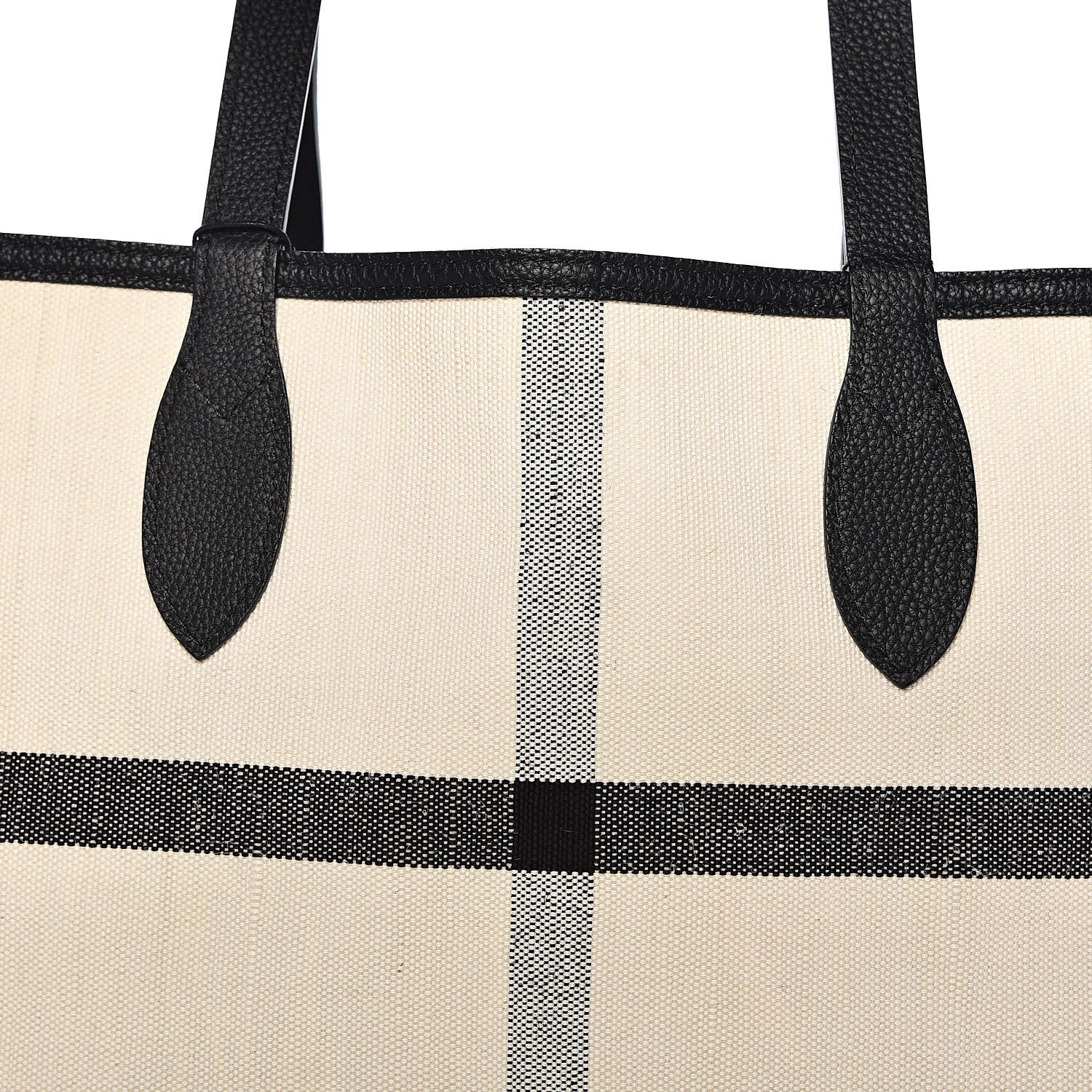 Burberry Coated Canvas Medium Reversible Doodle Tote White Black 14 of 15