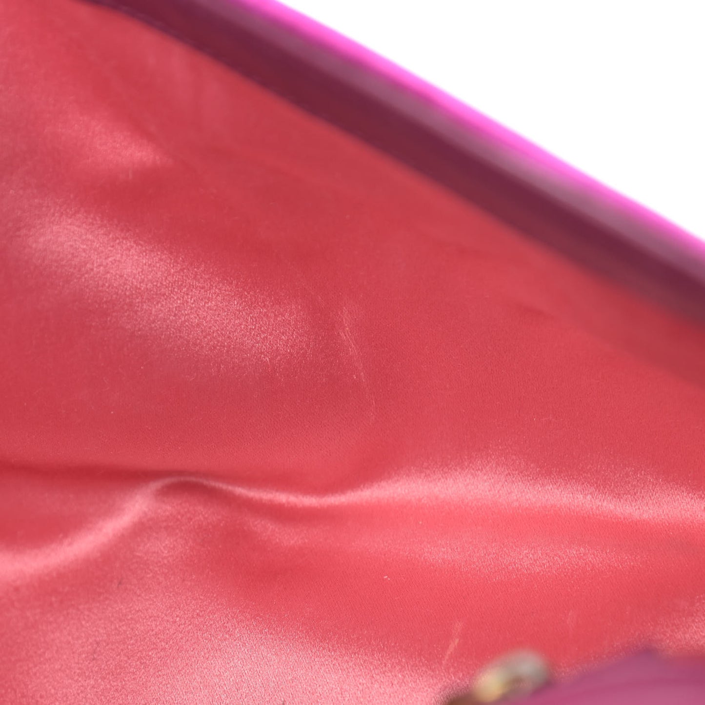 Velvet Matelasse Small GG Marmont Shoulder Bag Fuchsia Violet Cyclamen