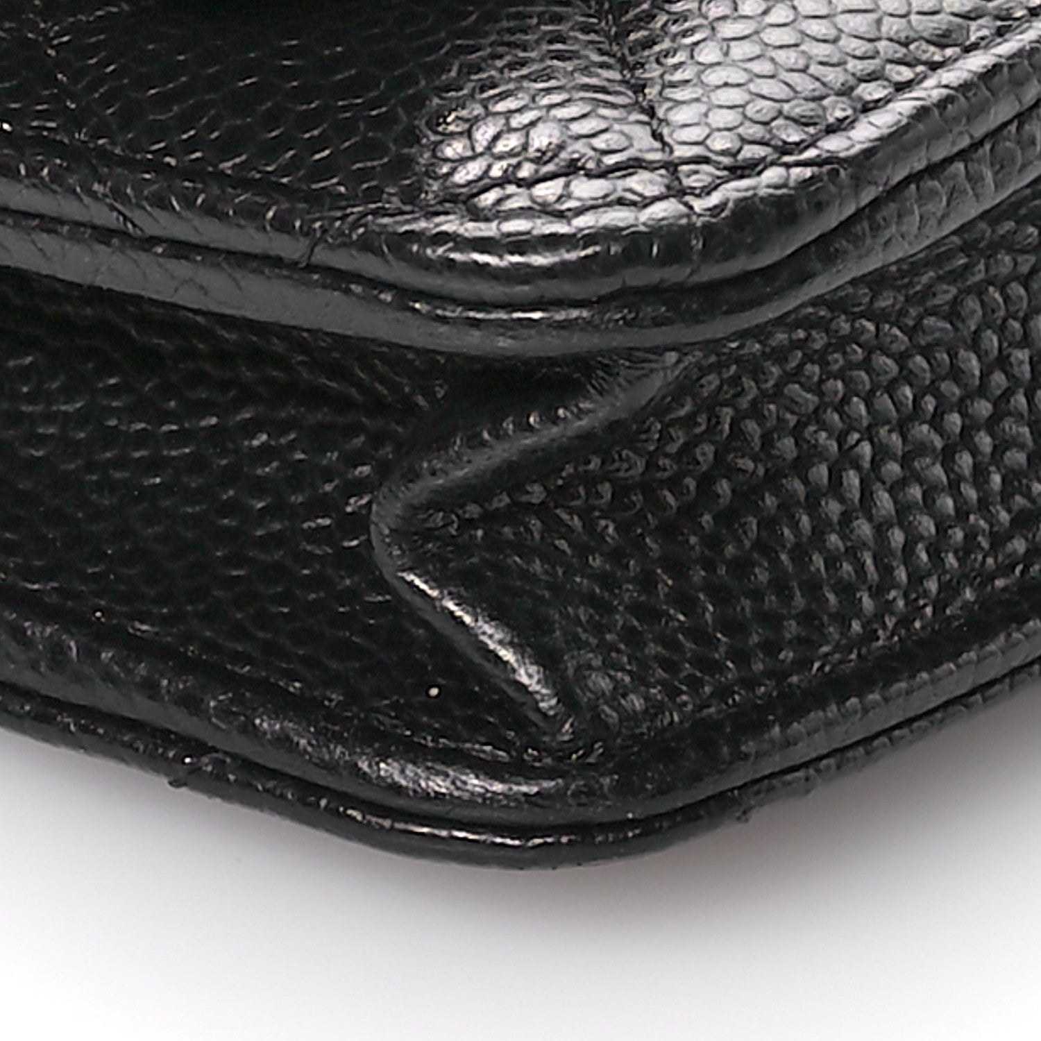 Chanel Caviar Quilted Wallet On Chain WOC Black 10 of 12