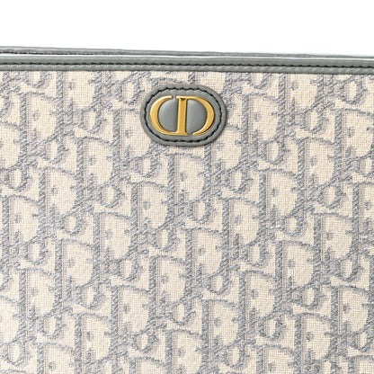 Christian Dior Jacquard Oblique 30 Montaigne Dea Pouch  Gray 7 of 9