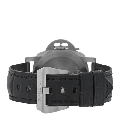 Panerai Stainless Steel Alligator 40mm Luminor Quaranta Automatic Watch White PAM01371 3 of 5