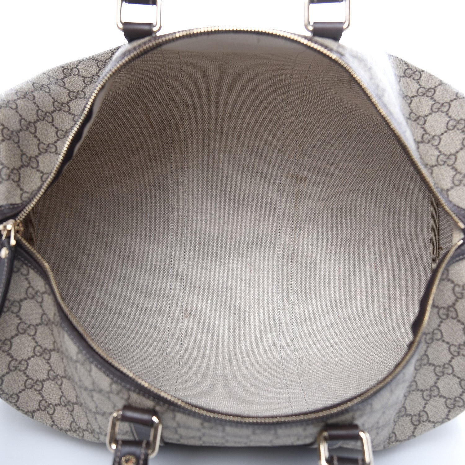Gucci GG Plus Monogram Medium Carry On Duffle Bag Brown 5 of 21