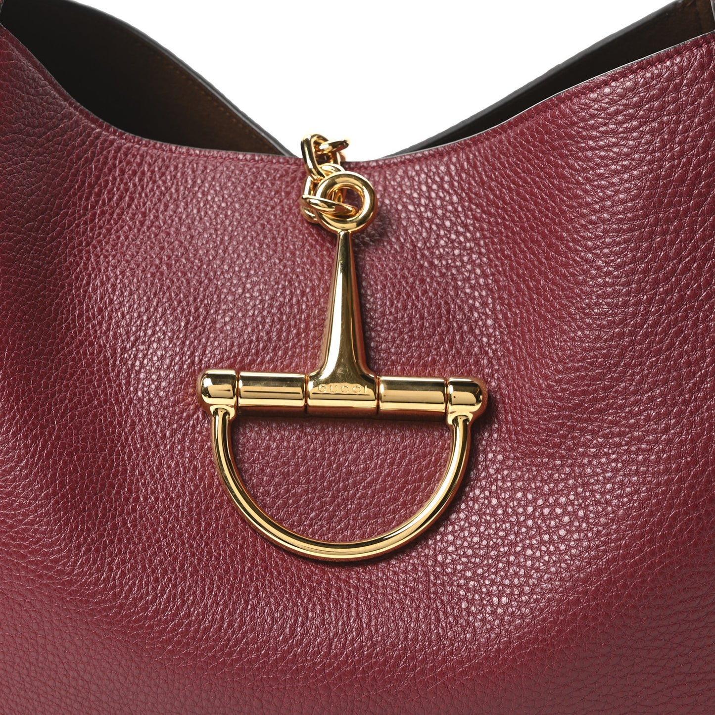 Grained Calfskin Softbit Maxi Shoulder Bag Rosso Ancora Red