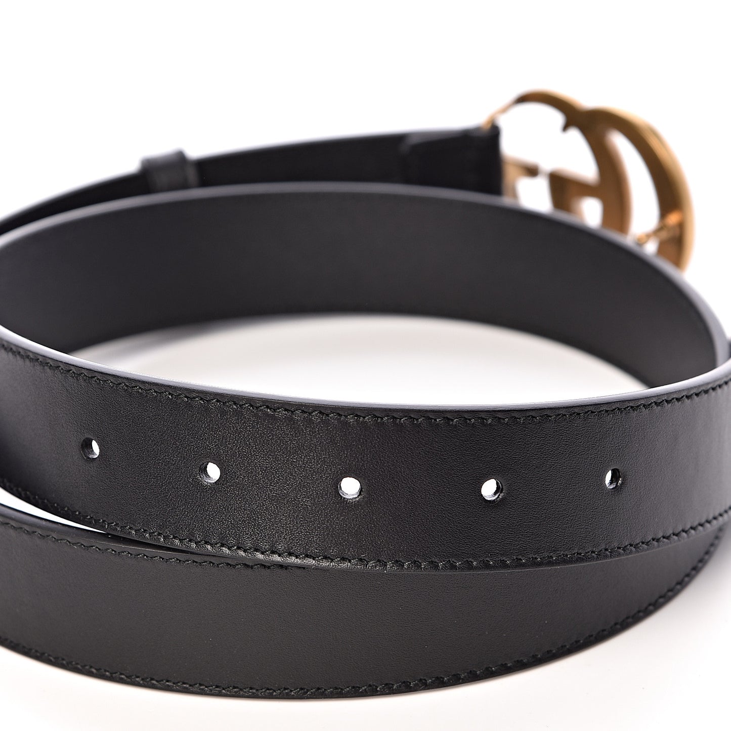 Calfskin Double G 30mm Belt 85 34 Black