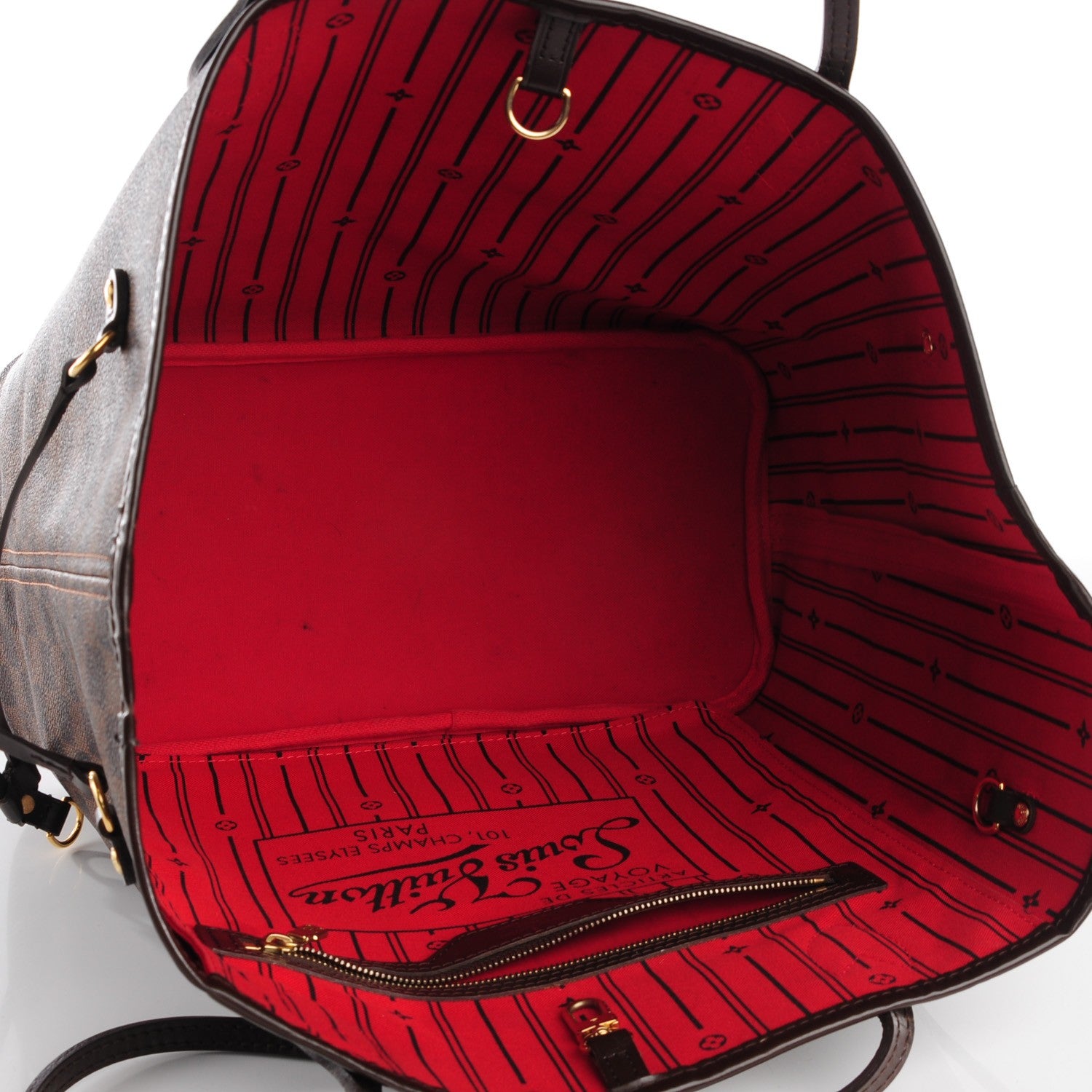 Louis Vuitton Damier Ebene Neverfull MM 7 of 7