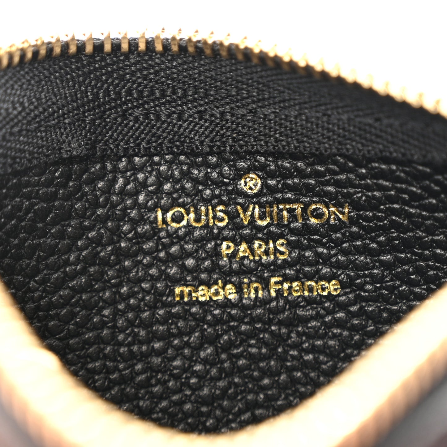Empreinte Monogram Giant Key Pouch Black Beige