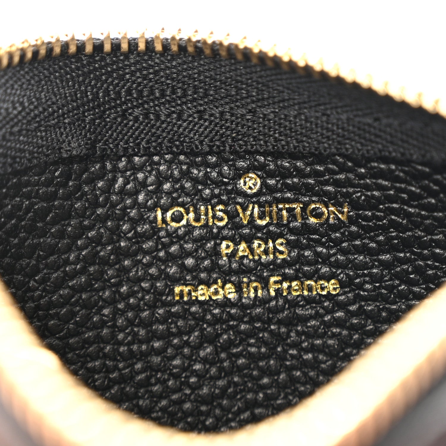 Louis Vuitton Empreinte Monogram Giant Key Pouch Black Beige 6 of 9