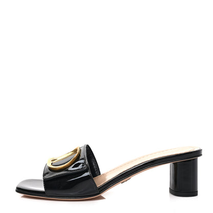 Christian Dior Patent C'est Dior 50mm Slide Sandals 36.5 Black 1 of 7