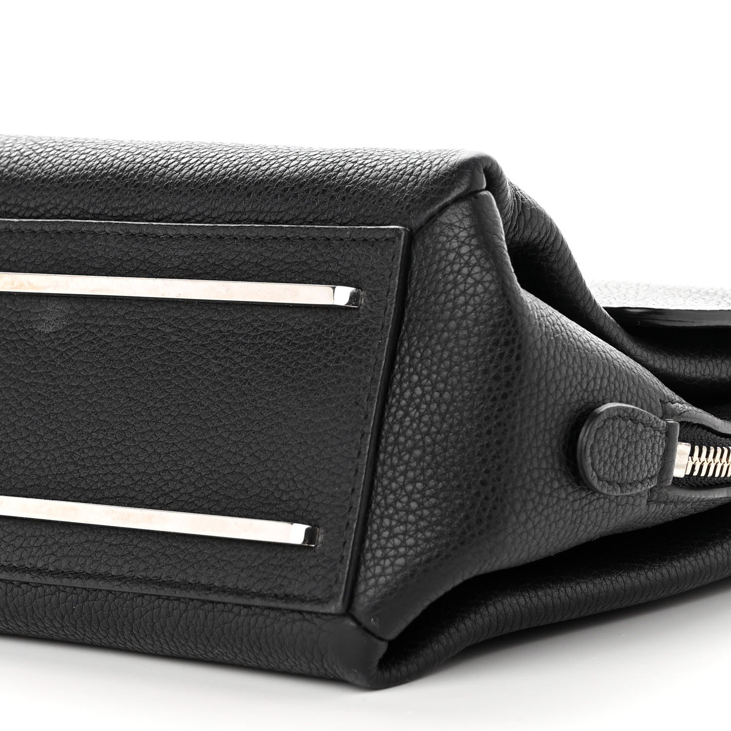 Balenciaga Grained Calfskin Le Dix Mini Soft Cartable Crossbody Black 8 of 9