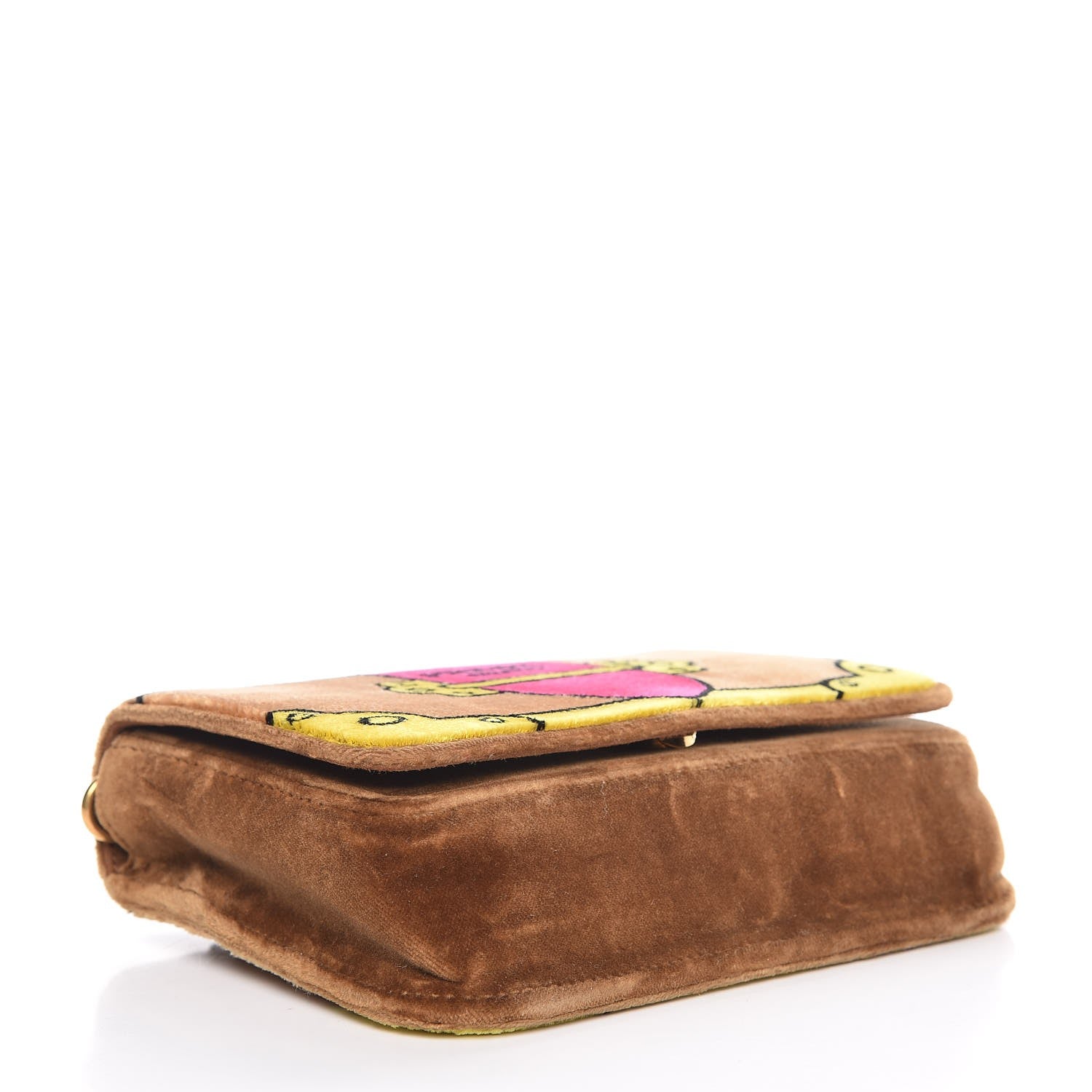 Prada Velvet Cahier Belt Bag Cammello 5 of 8