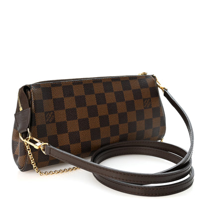 Louis Vuitton Damier Ebene Eva Clutch 3 of 10