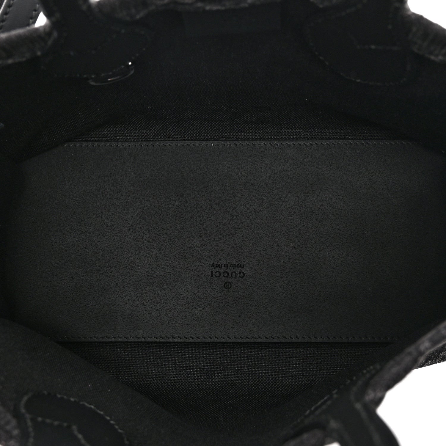 Gucci Denim Ophidia GG Monogram Tote Medium Black Grey 6 of 12