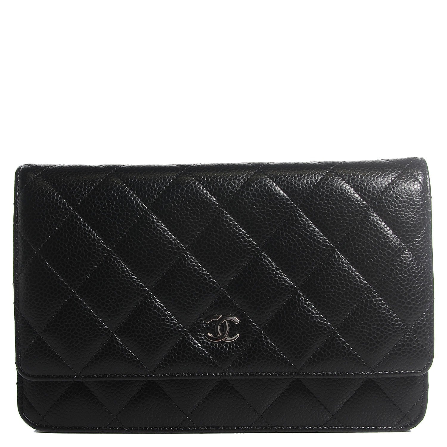 Chanel Caviar Quilted Wallet On Chain WOC Black 10 of 18