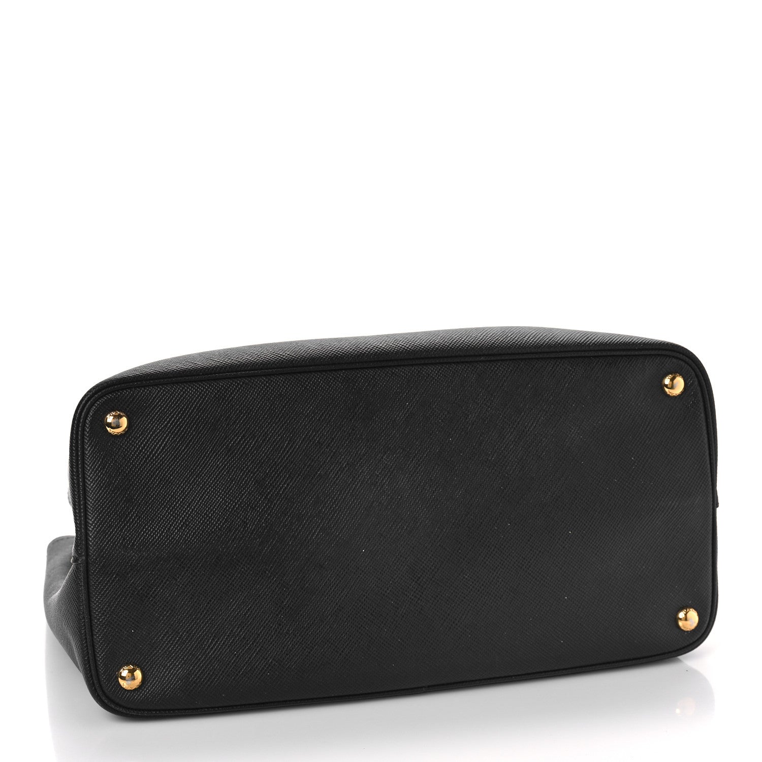 Prada Saffiano Cuir Medium Double Bag Black Ciliegia 4 of 13