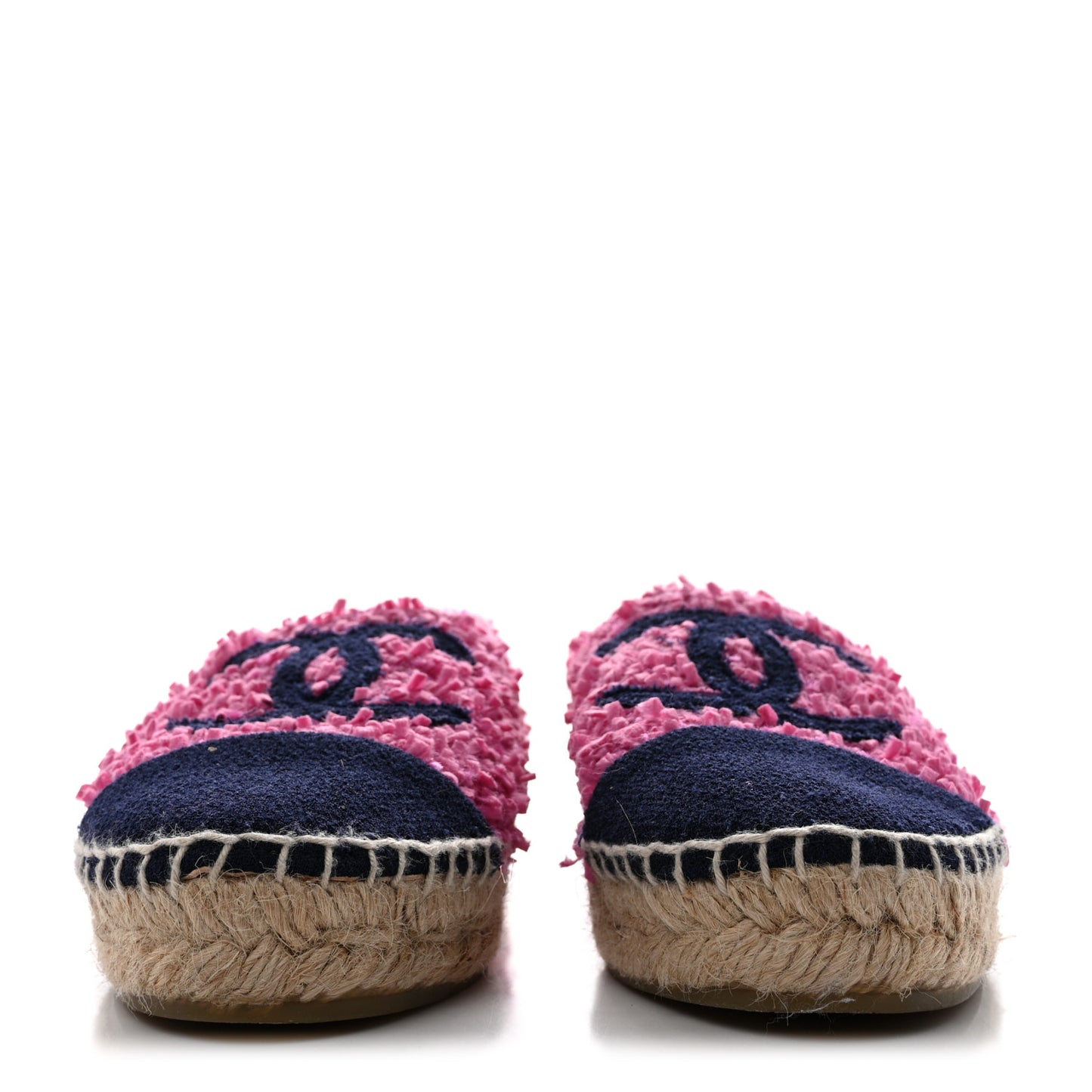 Tweed CC Espadrilles 37 Dark Pink Navy
