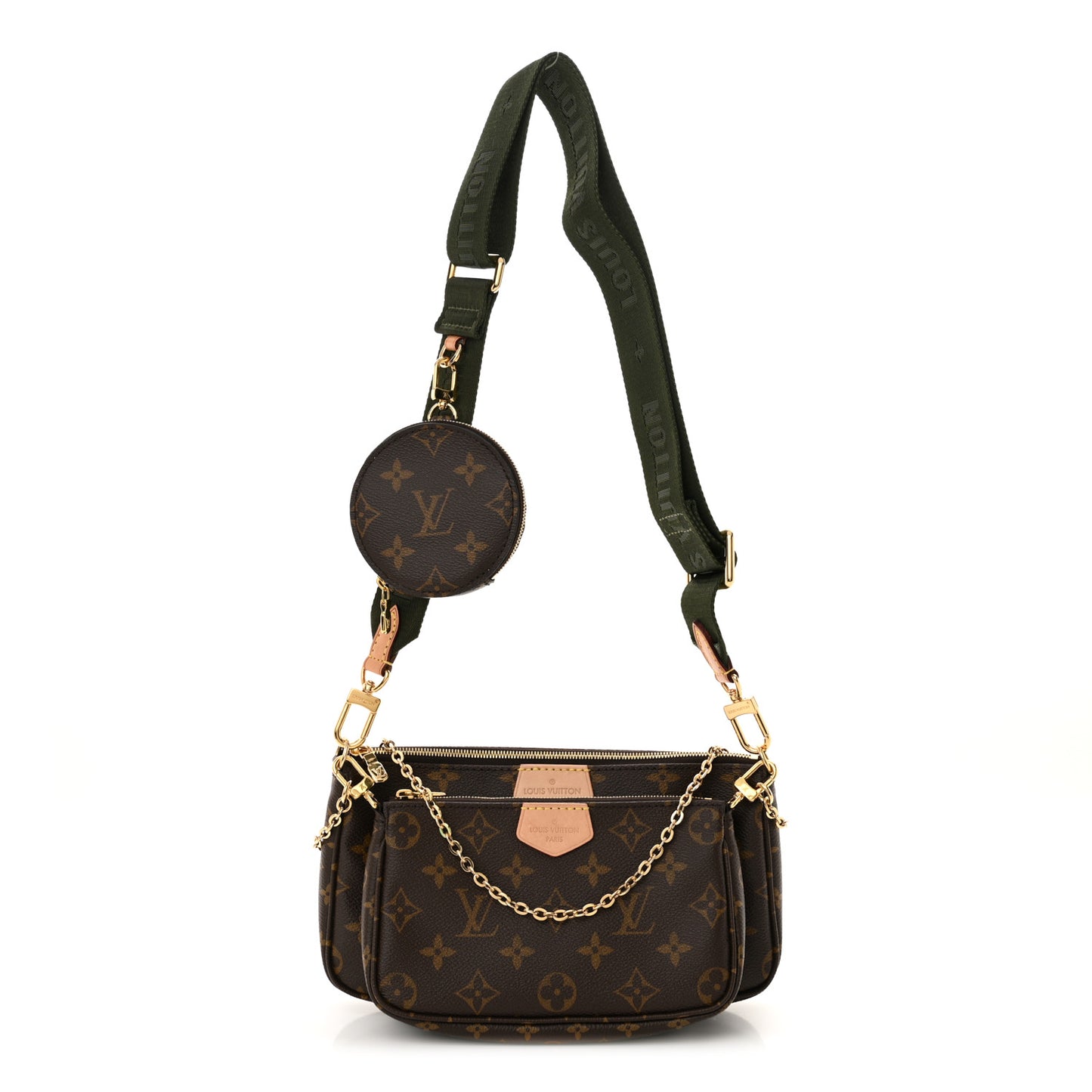 Monogram Multi Pochette Accessories Kaki