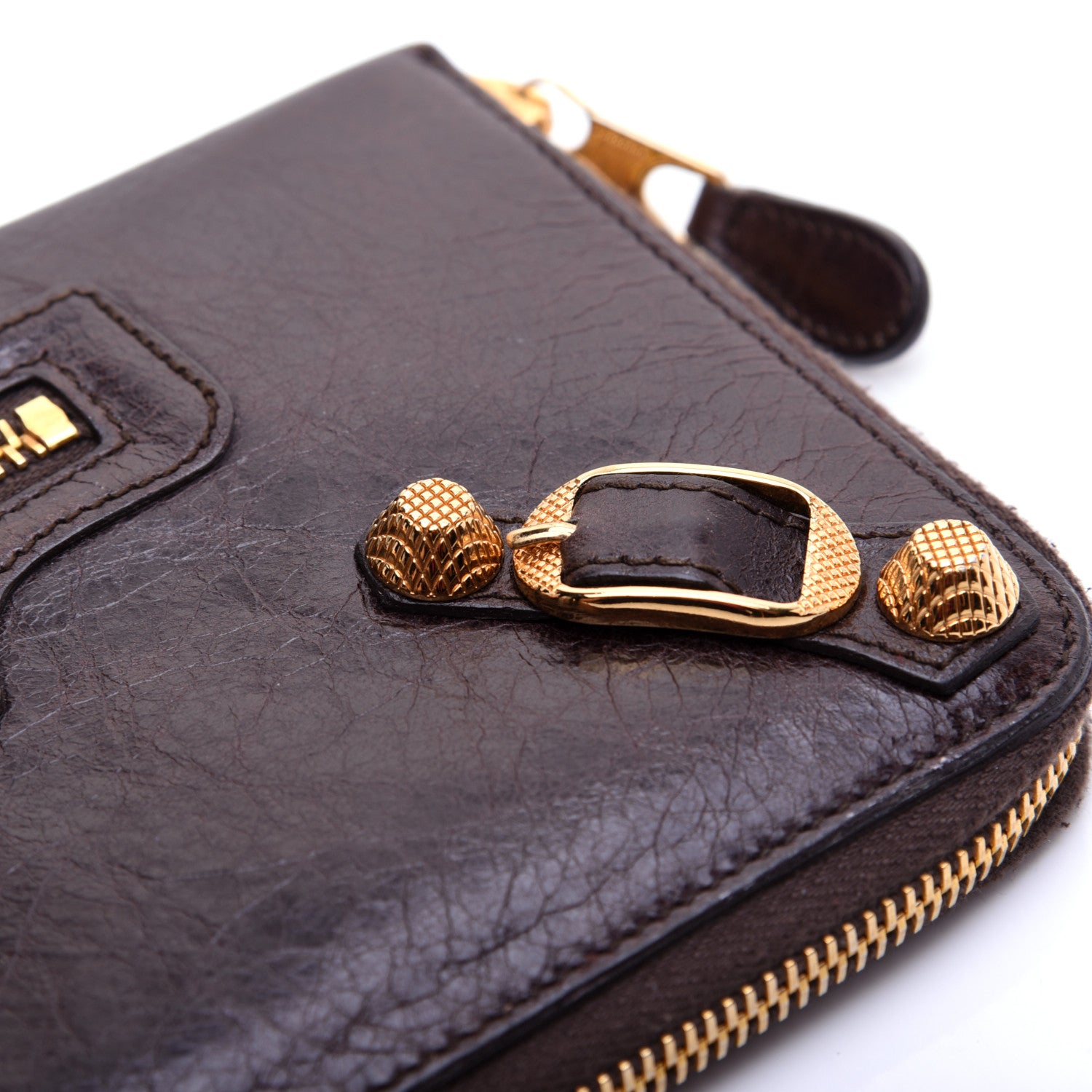 Balenciaga Agneau Giant 12 Gold Hardware Compagnon Wallet Black 12 of 12