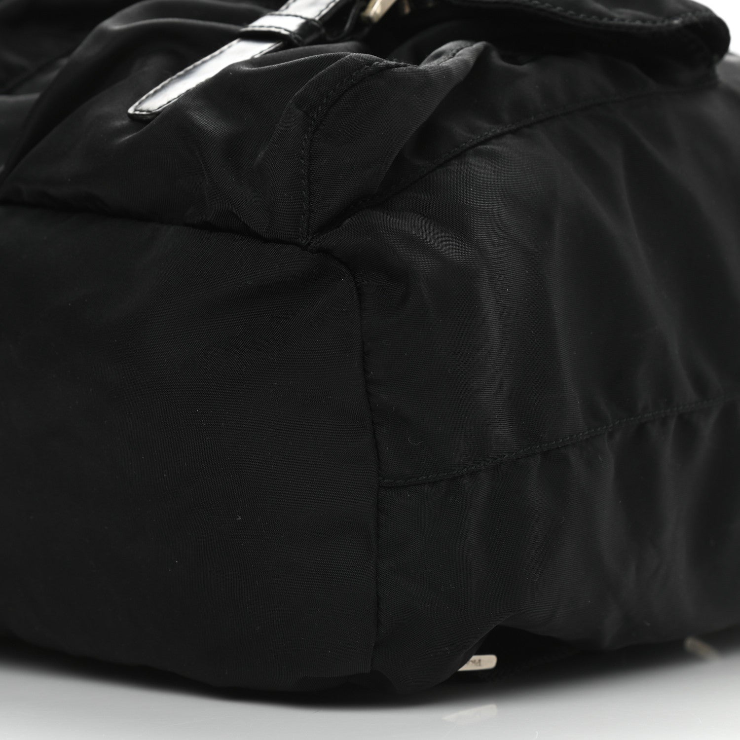 Prada Tessuto Nylon Vitello Backpack Black 9 of 9