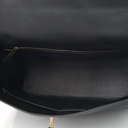 Hermes Togo Kelly Retourne 32 Black 5 of 10