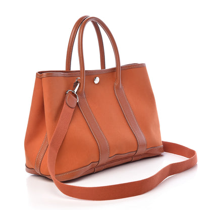 Hermes Toile Buffle Garden Party 30 TPM Potiron 4 of 13