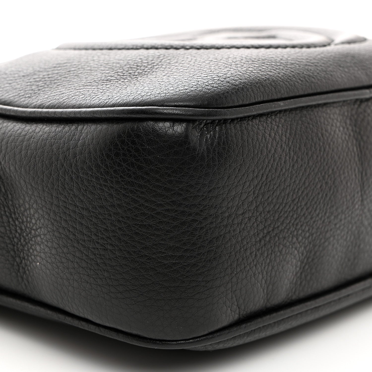 Gucci Pebbled Calfskin Small Soho Disco Bag Black 10 of 11